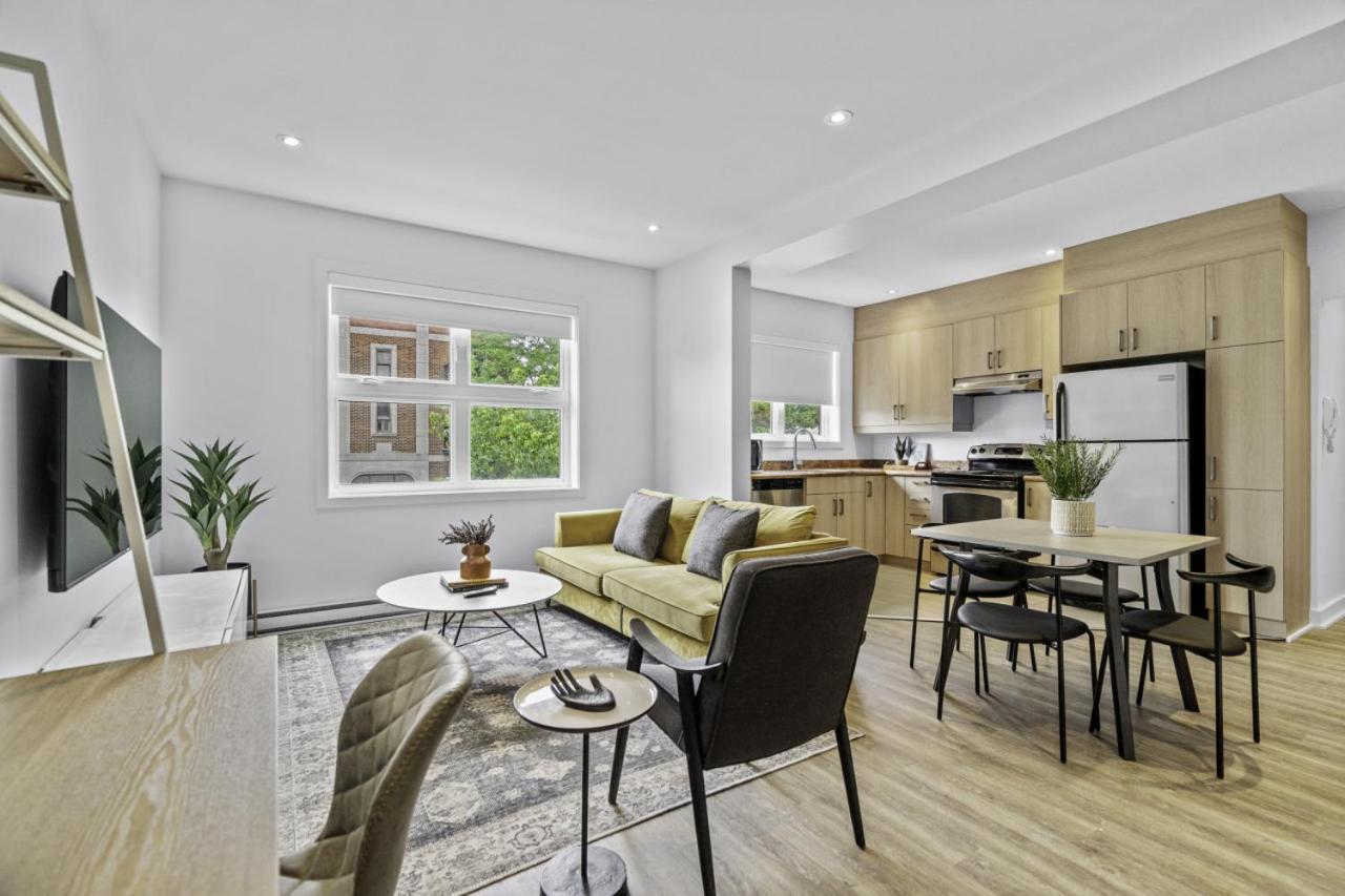 Stylish 2 Bedroom Haven By Jean Talon Market Montréal Exteriör bild
